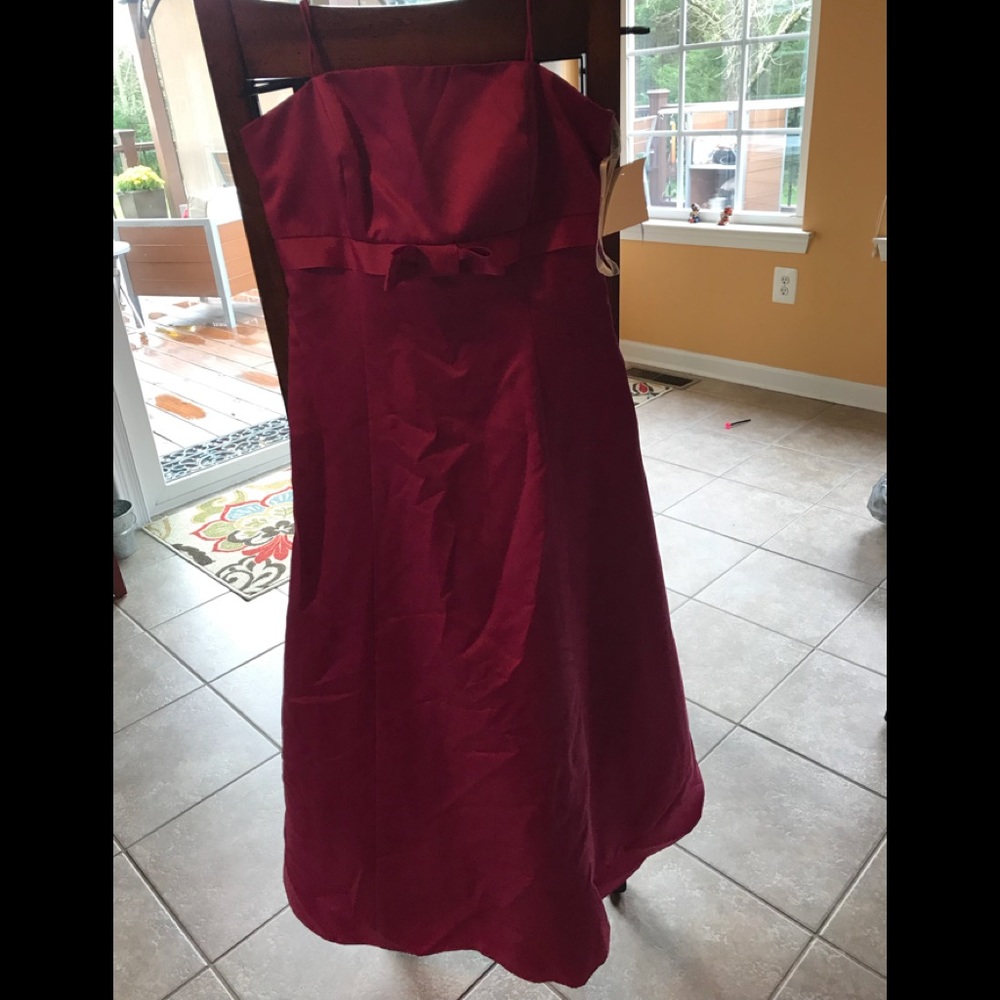 Formal dress from David’s bridal